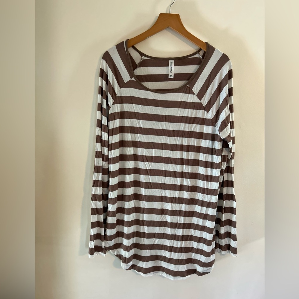 Zenana Premium Striped Shirt